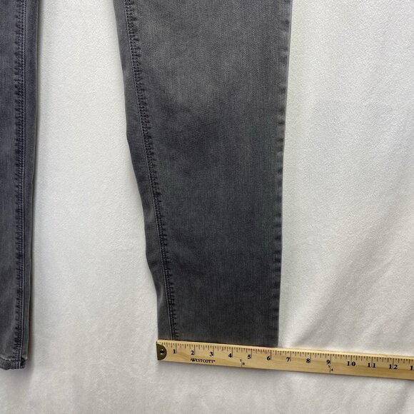 J.Jill Denim High Rise Straight Leg Jeans Women Size 6 Gray Onyx Wash Stretch - Picture 16 of 16